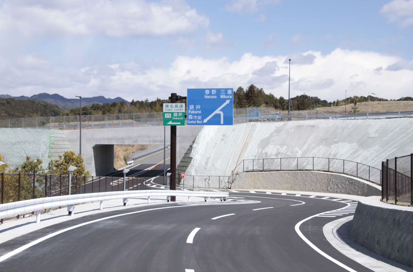 遠州森町スマートICアクセス道路