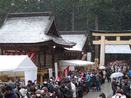 粉雪が舞う朝を迎えました。