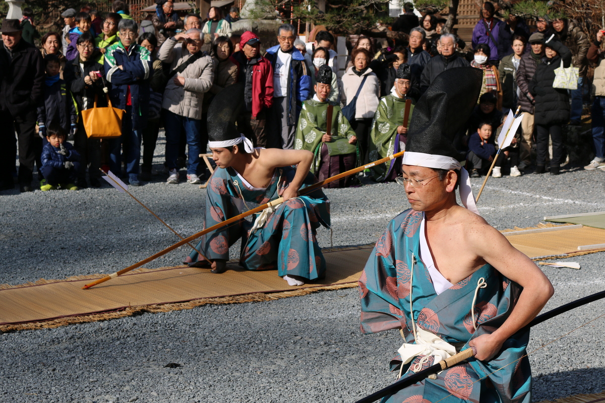 平成２９年１月１７日 五穀豊穣・天下泰平・疫神鎮送の神事 『御弓始祭・奉射神事』のご案内