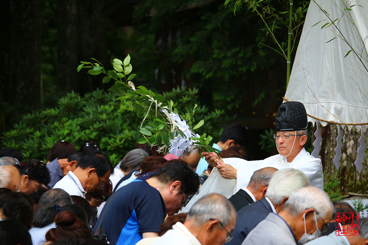 小國神社「祝詞」お祭りの中で神職が神前（神さまの前）で唱える言葉